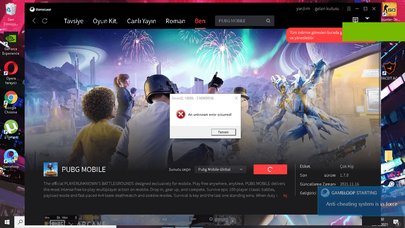 An unknown error occurred hatası.png