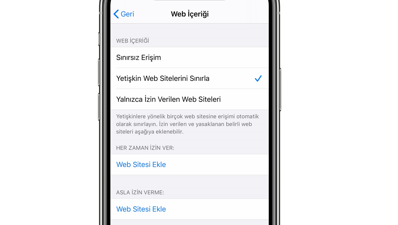 apple site engelleme