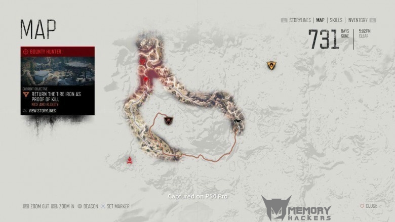 Days Gone Harita 1 - MemoryHackers.jpg