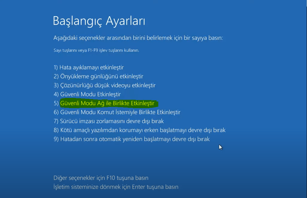 Güvenli Modu Ağ İle.PNG