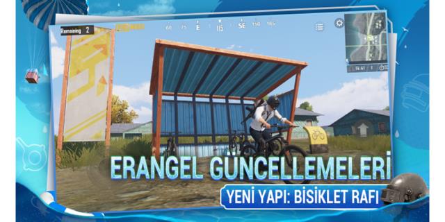 PUBG Mobile 2.2 güncellemesiyle güncellenen harita Erangel