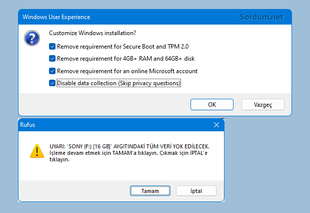 rufus_ile_windows11_kisitlama_kaldir.png