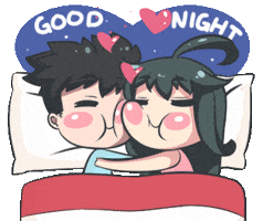 Good Night Hug GIF by Jin