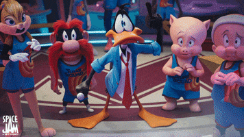 Basketball Jaw Drop GIF by Space Jam