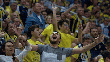 excited euroleague basketball GIF by EuroLeague