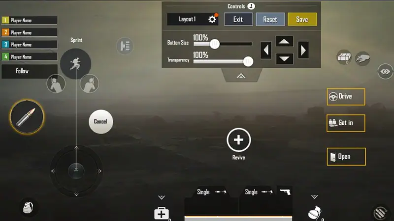 pubg mobile customise controls PUBG Mobile